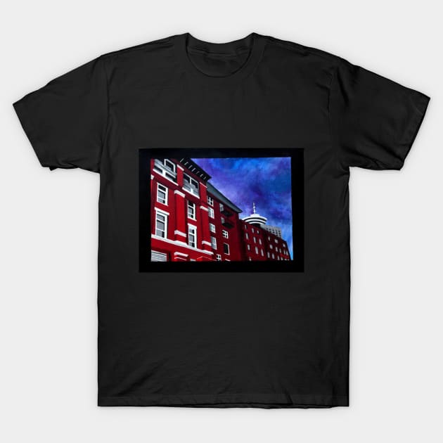 A Turbulent Sky Over Gastown T-Shirt by ArtAndBliss